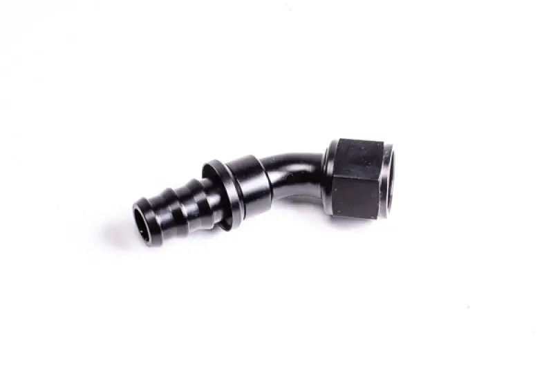 Radium Engineering 45° Swivel Push-Lok Hose End – 8An Stainless Steel 1