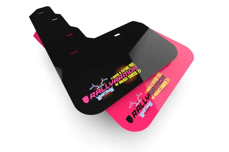 Rally Armor Bce Logo Mud Flaps For 2010–2014 Subaru Legacy – Pink 1