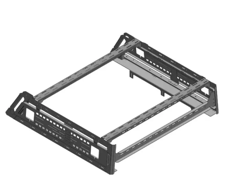 Rock Slide Engineering Overland Deluxe Roof Rack Kit For 2020–2023 Jeep Gladiator (Overland Trim) 1