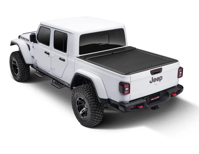 Roll-N-Lock M-Series Retractable Tonneau Cover For 2020 Jeep Gladiator 5-Foot Bed With Trail Rail System 1