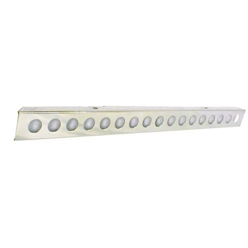 Rugged Ridge 55-86 Jeep Cj Stainless Steel Front Bumper W/ Holes 1