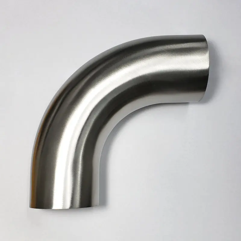 Stainless Bros 4" Stainless Steel 304 Elbow – 135°, 1D Radius, 16Ga Wall Thickness, No Legs 1