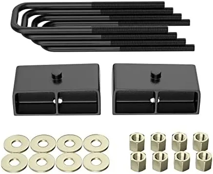 Tuff Country 4-Inch Rear Lift Block & U-Bolt Kit For 1995–2023 Toyota Tacoma 4Wd 1