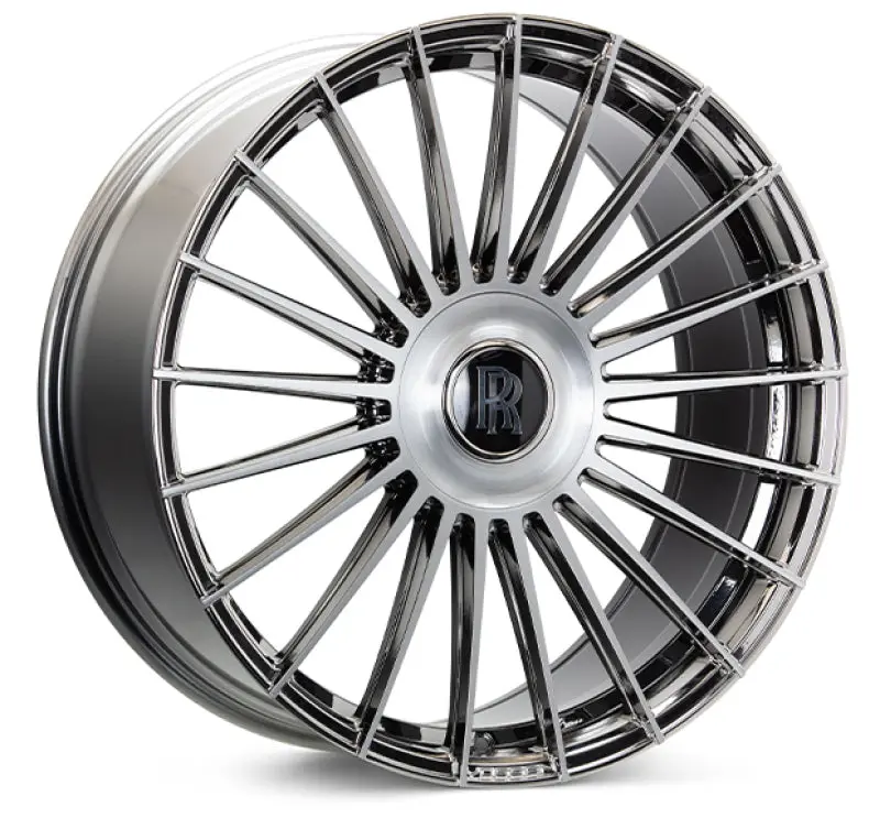 Vossen Hf-8 Forged Wheel – 24X10", 5X112Mm, Et25 Offset, 66.56Mm Center Bore, Deep Concave, Emc Polished/Brushed 1
