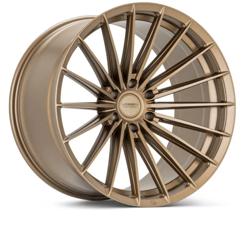 Vossen Hfx-4 Forged Aluminum Wheel – 17X9, 6X139.7Mm Bolt Pattern, Et0 Offset, 106.1Mm Hub Bore, Super Deep Profile, Satin Bronze Finish 1