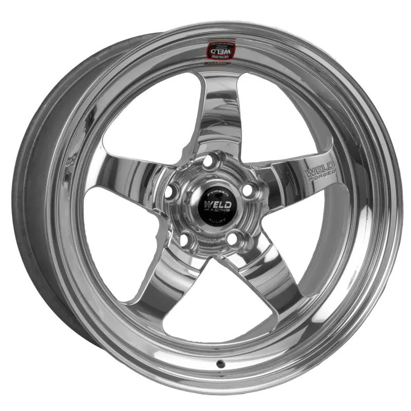 Weld S71 Polished Aluminum Wheel – 17X7", 5X4.5" Bolt Pattern, 4.2" Backspace, High-Pad Design 1