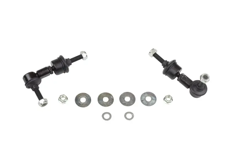 Whiteline 5/05+ Ford Focus / 04+ Mazda 3 Bk Rear Swaybar Link Kit H/Duty Adj Steel Ball 1