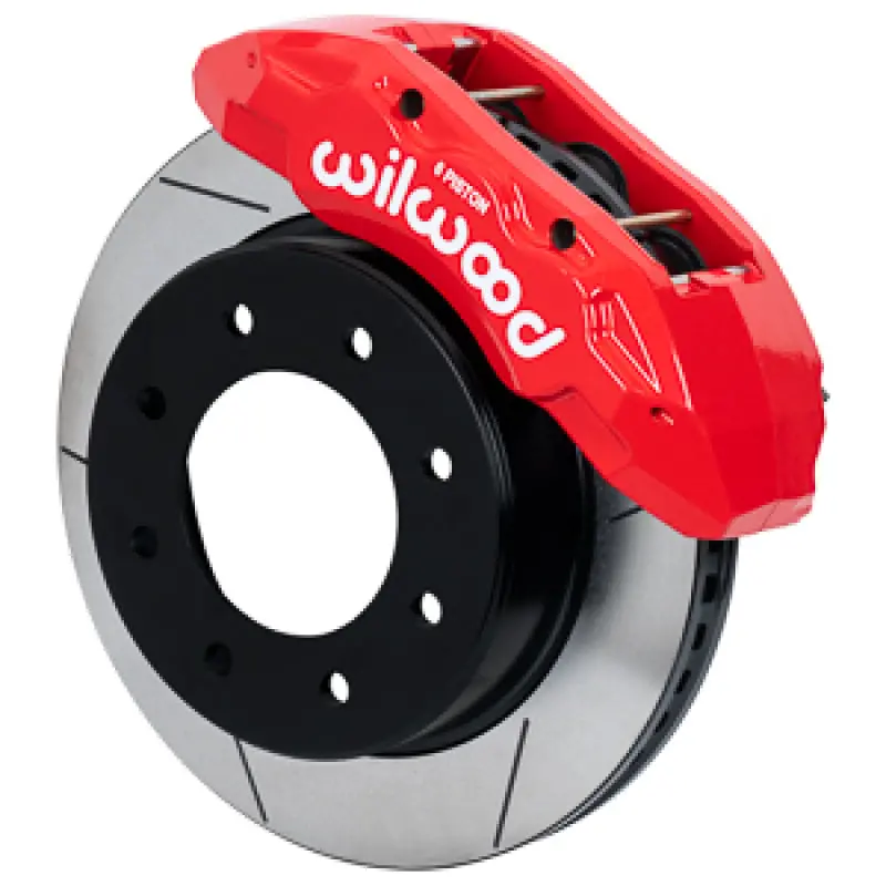Wilwood Tx6-Dm 15-Inch Front Brake Kit – Red Calipers For 2005–2010 Ford F-250/F-350 1